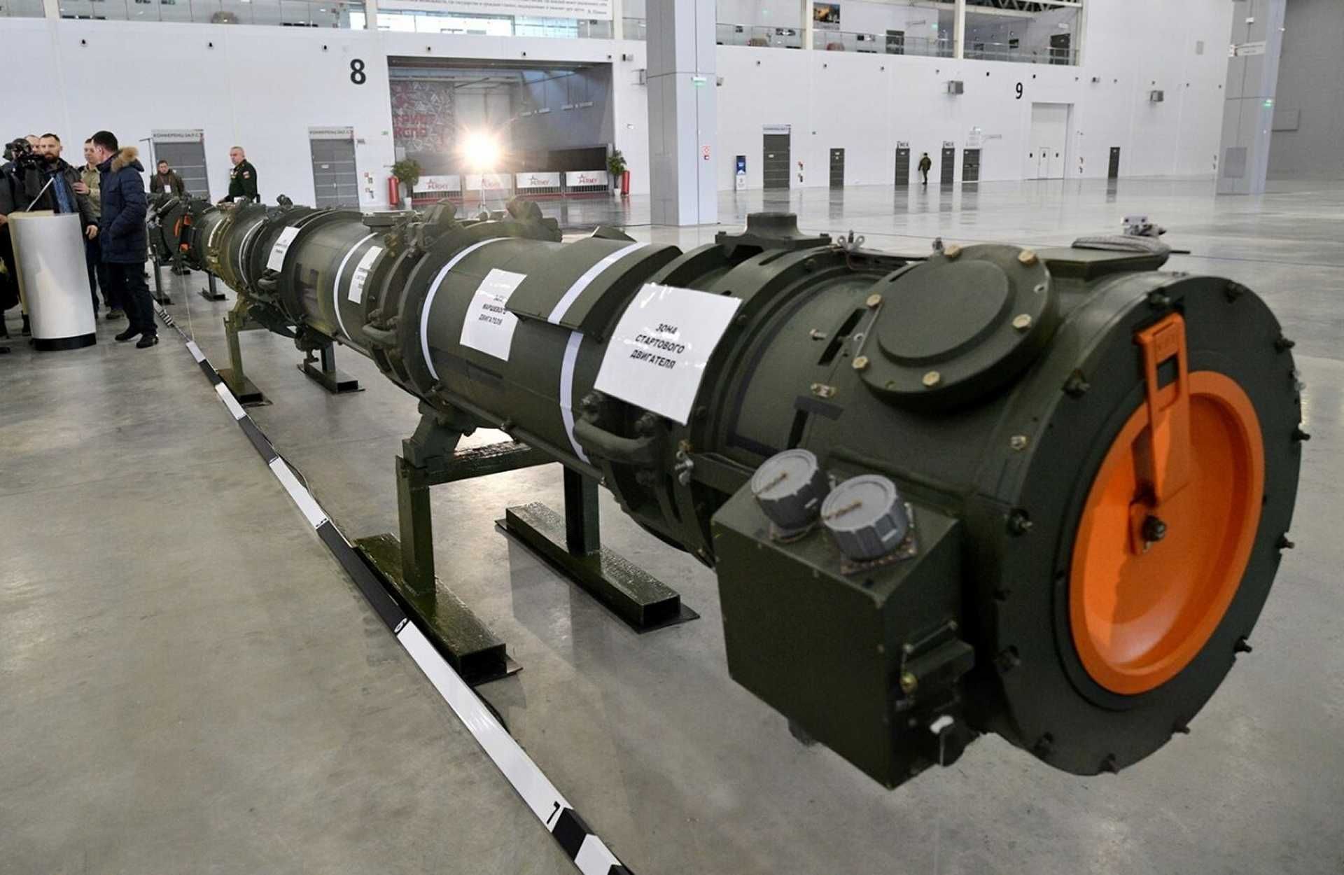 Publicly unveiled in 2019, the 9M729 Novator is a ground-launched cruise missile developed by NPO Novator, capable of carrying either a conventional or nuclear warhead and reaching targets at distances of up to 2,500 kilometers. (Picture source: RIA Novosti)