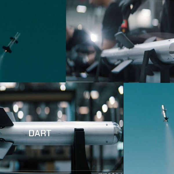Mach Industries announced Dart, a new counter-drone system designed to make sustained air defense viable against mass, low-cost UAV swarms that can overwhelm traditional missile-based défenses (Picture Source: Mach Industries)
