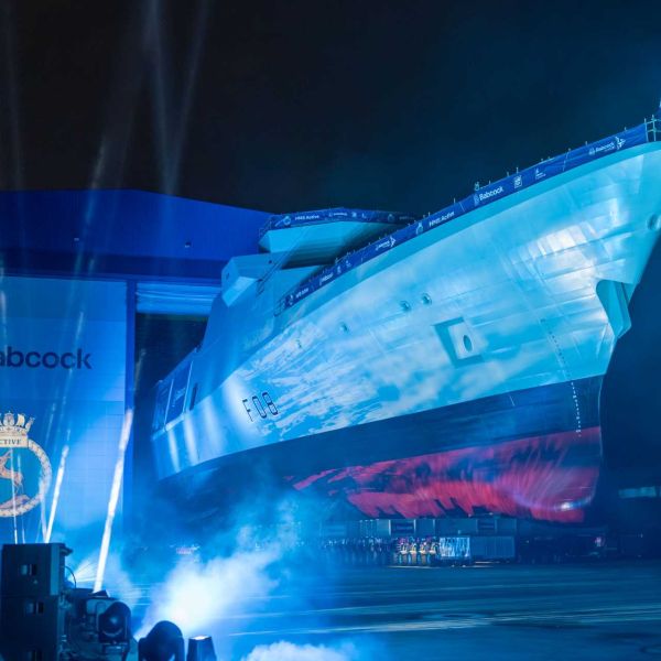 The HMS Active, whose construction began with a steel cutting ceremony in January 2023, is the second vessel of the Type 31 Inspiration-class frigates and the thirteenth Royal Navy ship to carry the name Active. (Picture source: UK Navy)