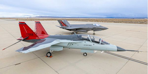 Technical data and specifications of the Boeing T-7A Red Hawk advanced jet trainer aircraft used by the United States Air Force