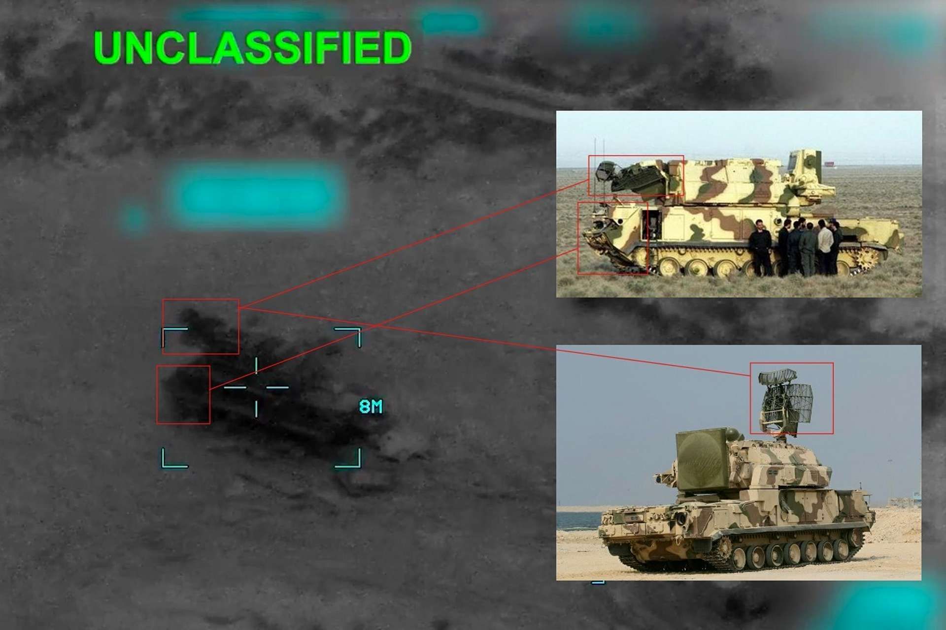 A U.S. strike under “Operation Epic Fury” destroyed an Iranian‑operated, Russian‑supplied Tor‑M1 system, intensifying efforts to weaken Tehran’s air‑defense network (Picture Source: U.S. CENTCOM / Iranian Media)