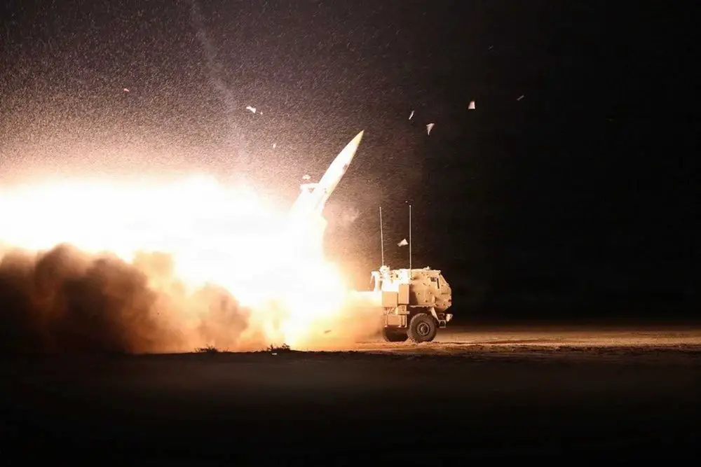 U.S. Army M142 HIMARS units from the Wisconsin National Guard launch ATACMS tactical ballistic missiles from Kuwait during Operation Epic Fury, striking Iranian military infrastructure and demonstrating the expanding role of U.S. ground-based long-range precision fires against hardened regional targets.