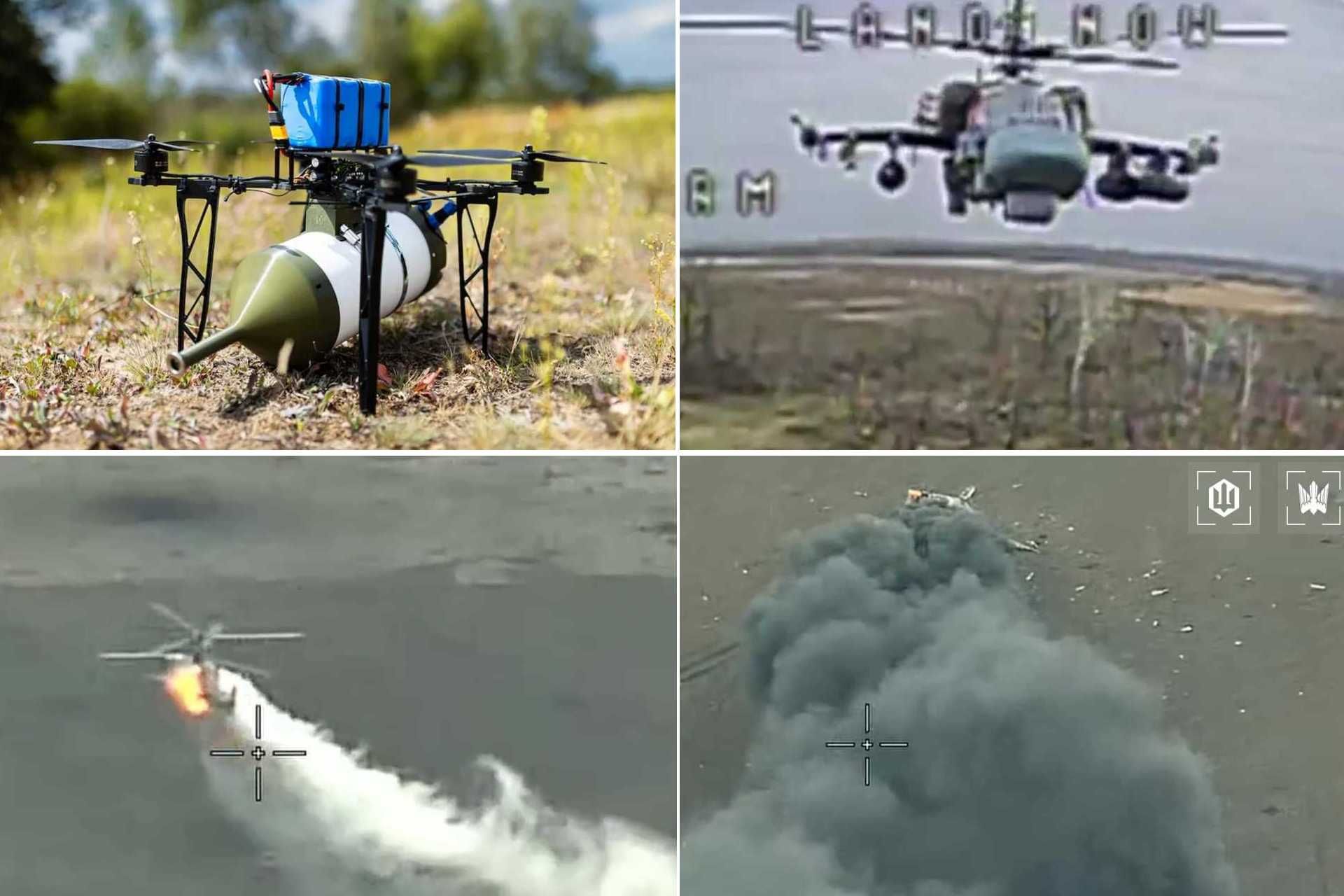 The Ukrainian drone used to shoot down the Russian Ka-52 attack helicopter in flight was a fiber-optic FPV system produced by General Chereshnya, specifically from the OPTIX series that was officially certified in late December 2025. (Picture source: Telegram/USF Army)