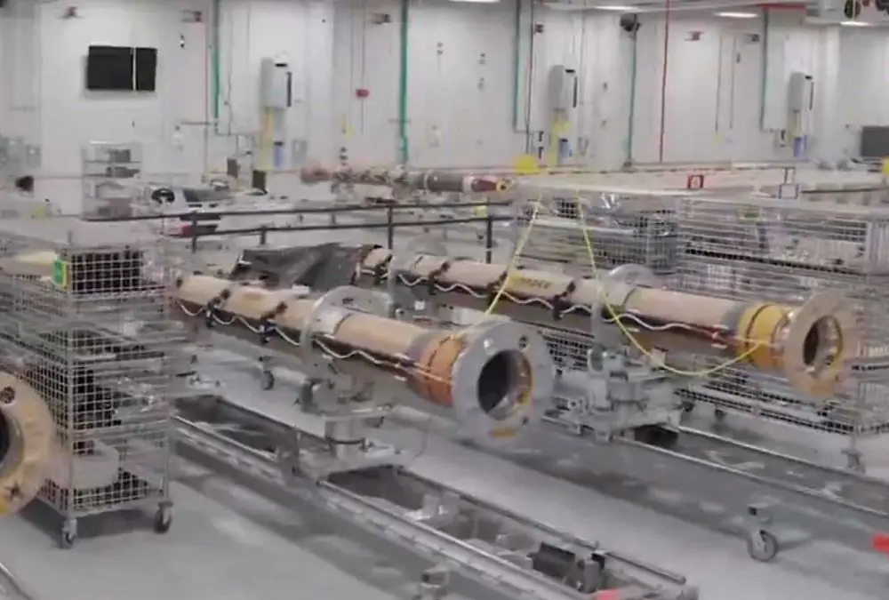 U.S. Company Lockheed Martin expands THAAD air defense interceptor missile production with new Building 47 facility to meet growing global demand for advanced ballistic missile defense systems.