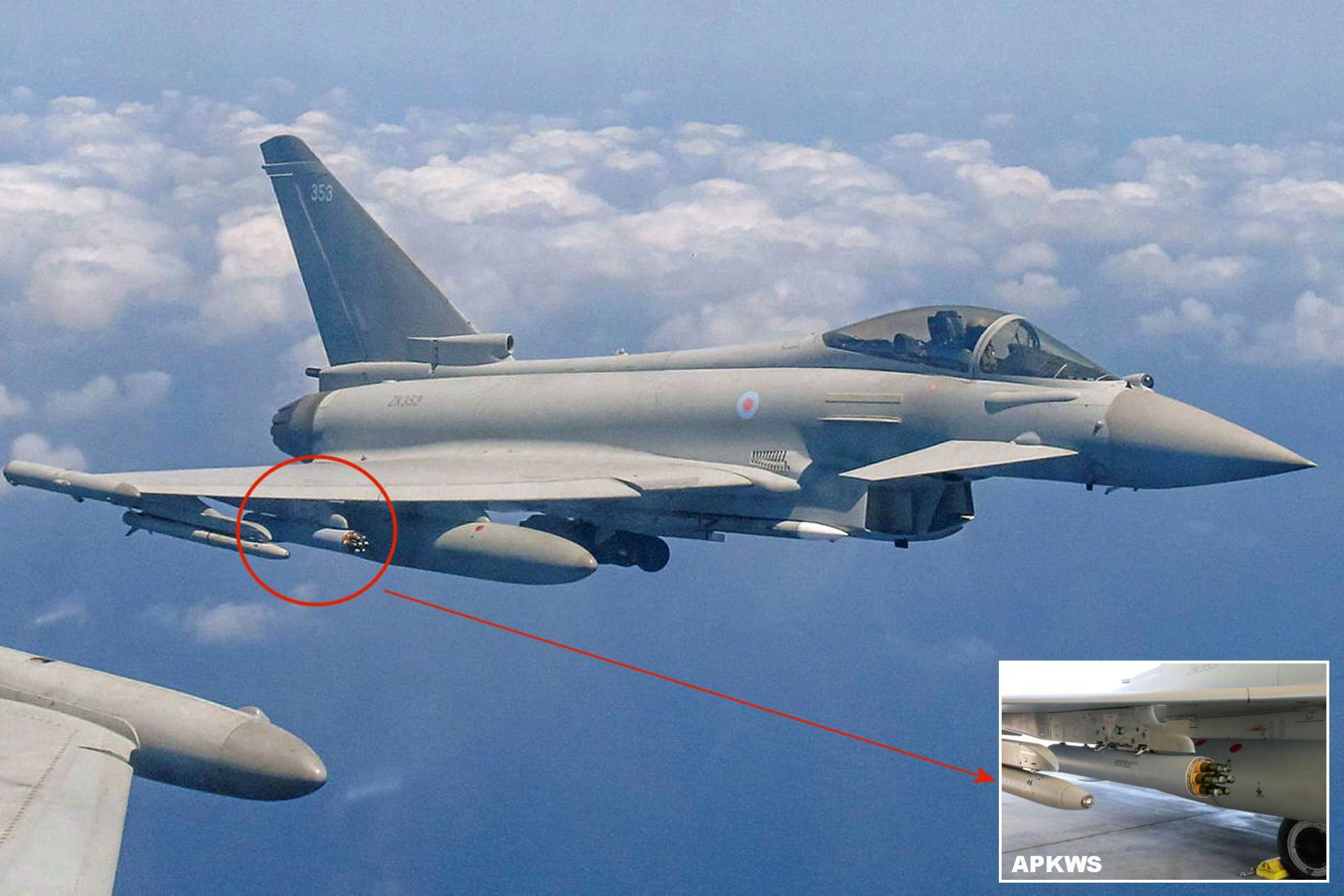 UK Arms RAF Typhoon Fighter Jets With Rocket Weapons to Counter Drone ...