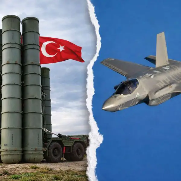 Türkiye is considering returning its Russian-made S-400 air defense system as a move that could reopen access to US defense programs, including the F-35, trading a long-range area air defense capability for renewed integration with Western combat aviation and air defense architectures (Picture source: Army Recognition Edit).