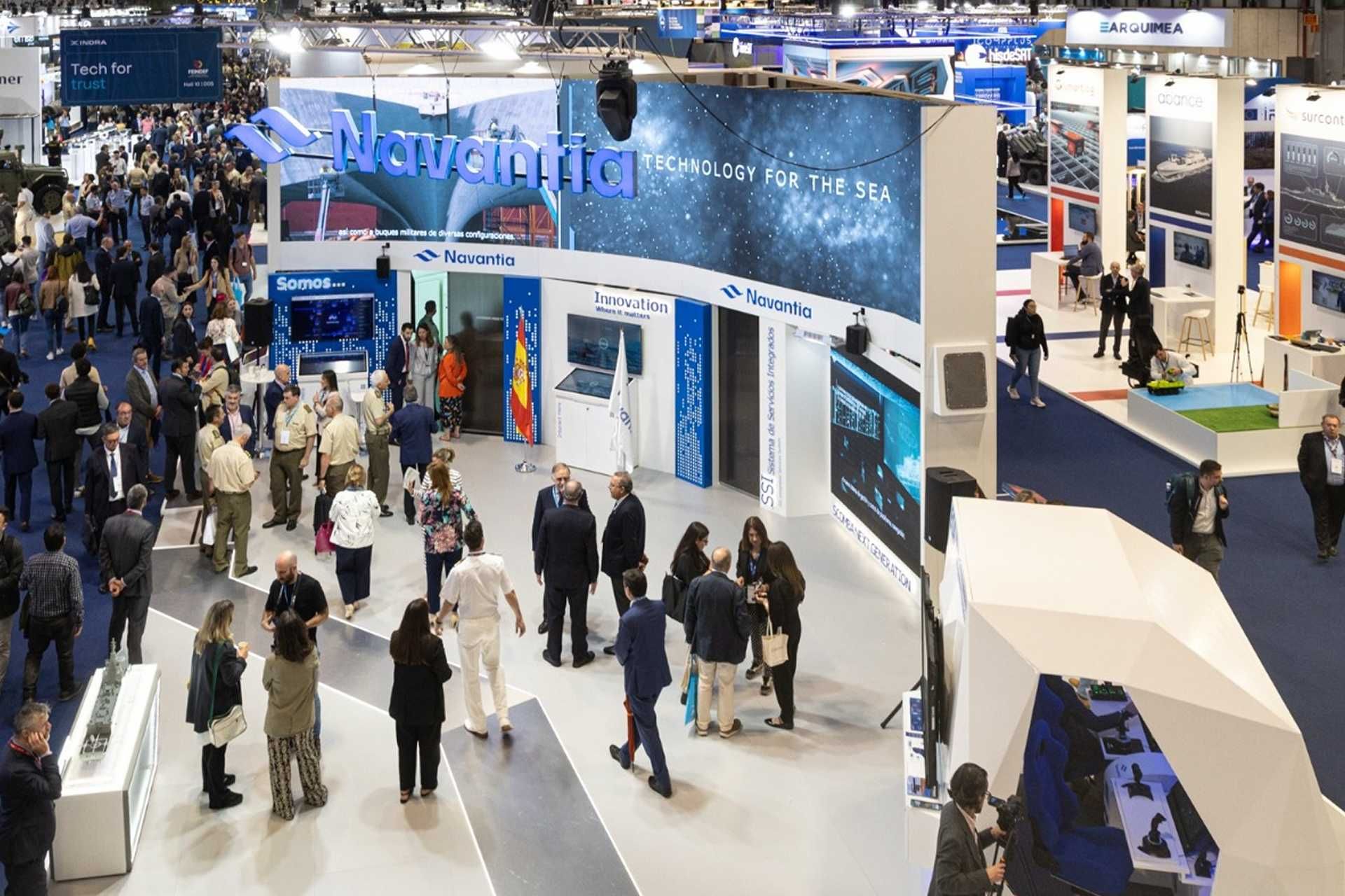FEINDEF 25 attracted 43,323 professional attendees, 628 exhibitors, 211 international exhibitors, 91 official delegations and representatives from 68 countries. (Picture source: FEINDEF)