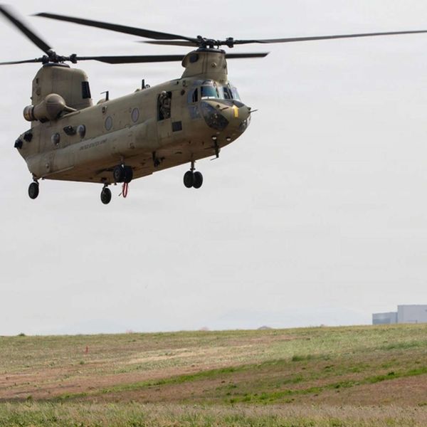 U.S. Army CH-47F Chinook crews from 3rd Battalion, 2nd Aviation Regiment conduct hoist training at Camp Humphreys, South Korea, on April 29, 2026, enhancing precision personnel recovery, air-ground coordination, and heavy-lift operational readiness in complex terrain (Picture source: U.S. DoW).