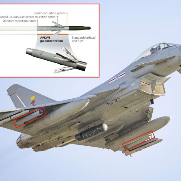 BAE Systems’ Typhoon APKWS trial signals a shift toward low-cost, scalable aerial interception as air forces adapt to the growing threat of mass uncrewed systems (Picture Source: BAE Systems)