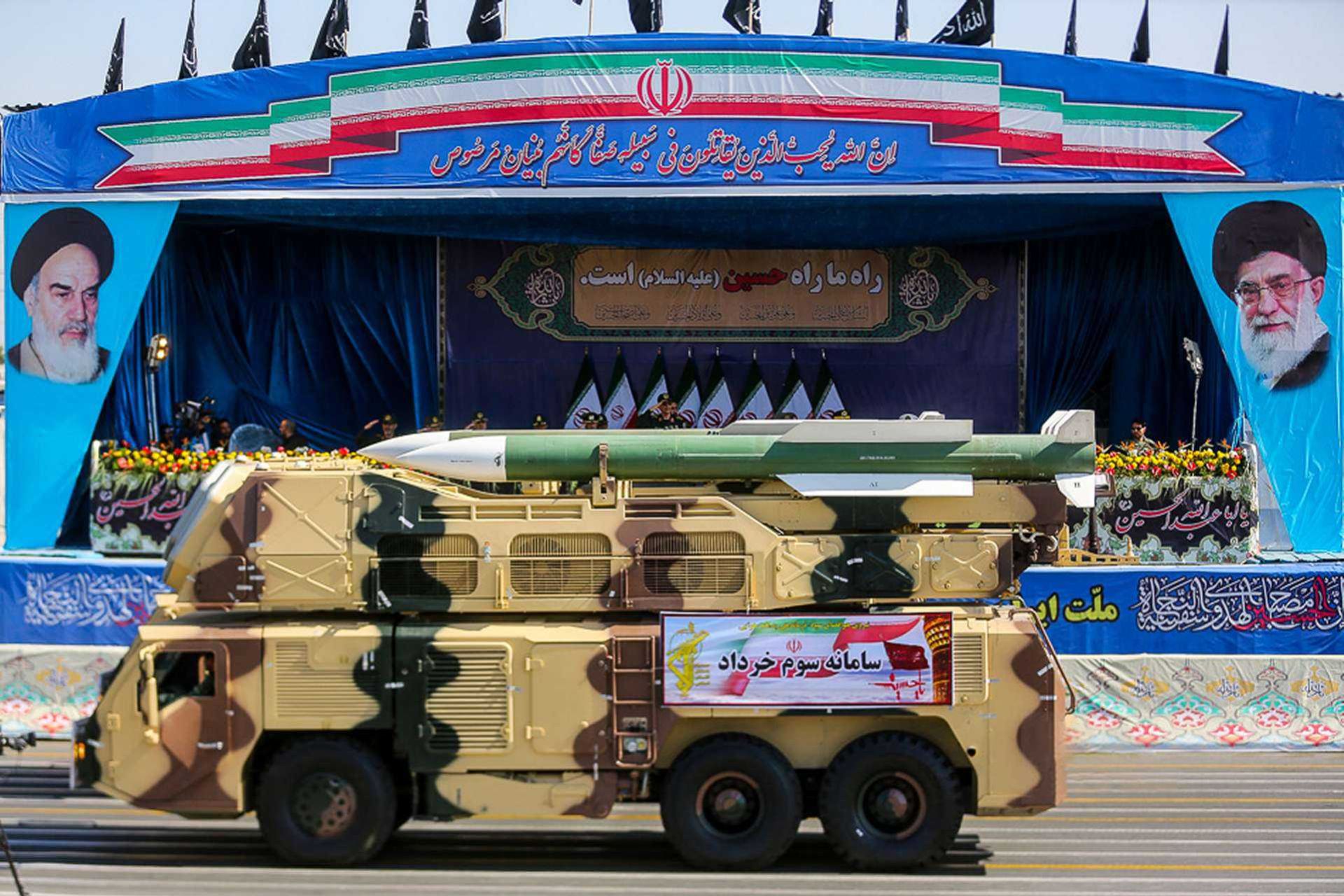 Khordad-3  Sevom Khordad 3rd Khordad medium-to-long-range air defense missile system Iran technical data fact sheet specifications images video