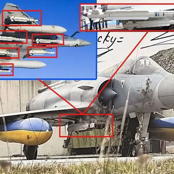 A newly released photo confirms Ukrainian Mirage 2000 fighters are now flying with French MICA missiles, extending their ability to intercept Russian cruise missiles at medium range (Picture Source: Army Recognition Group /  French Air Force / Volyn SOS Medical)