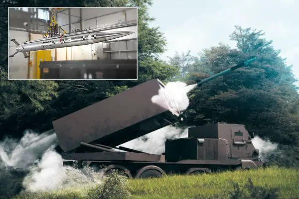 France successfully tests the THUNDART long-range rocket artillery munition, a fully sovereign system developed by MBDA and Safran to replace aging LRU launchers and restore deep-strike capability with a 150 km range and high-precision engagement in contested environments. (Picture source: MBDA)