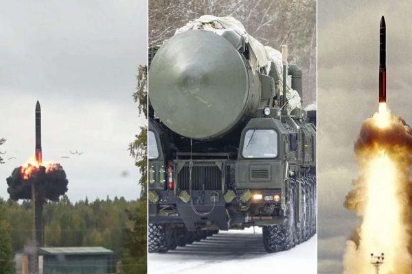 RS-24 Yars is a road-mobile, solid-fuel ICBM with roughly 10,500 km range, carrying multiple nuclear warheads and penetration aids from a survivable, fast-dispersing transporter-erector-launcher (Picture source: Russian MoD).