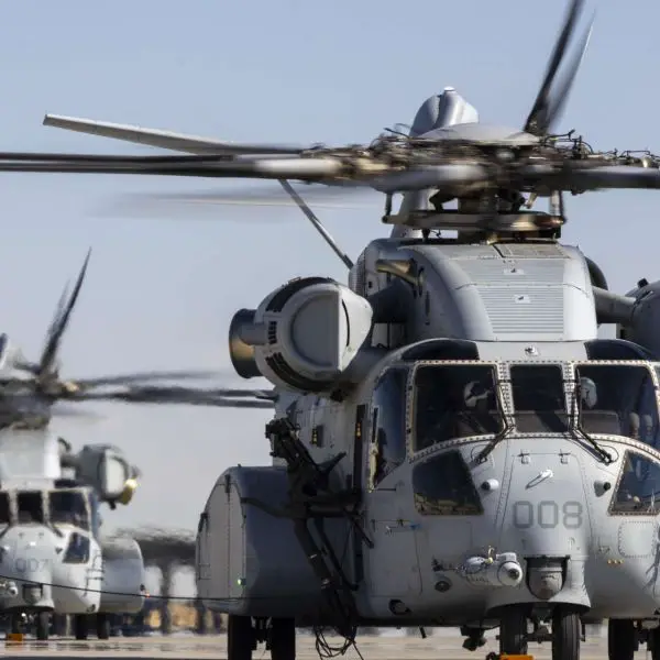 The U.S. Marine Corps has secured FY2026 funding for CH-53K King Stallion helicopters, signaling a shift toward sustained production (Picture Source: NAVAIR / U.S. Marines Corps)