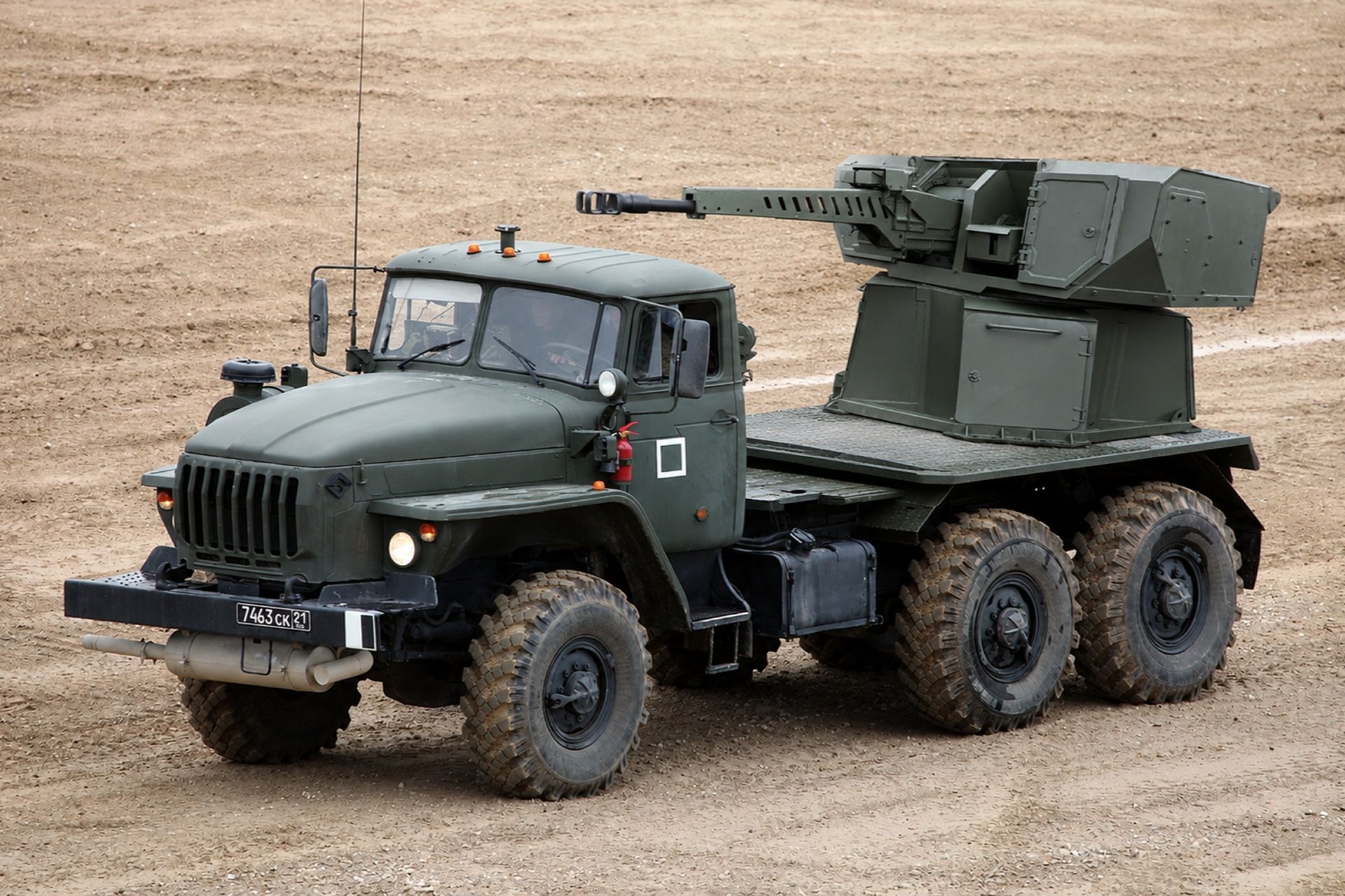 Russia is developing a mobile Ural-mounted version of the ZAK-30 Citadel counter-drone system, aiming to provide flexible, short-range protection for military facilities and critical infrastructure against growing UAV threats (Picture Source: This image was created by combining source imagery from Rostec and Vitaly Kuzmin. Edited and produced by Army Recognition Group. Unauthorized use, reproduction, distribution, or publication of this image without prior written permission is prohibited. © Army Recognition Group)