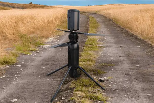 Textron Systems’ Damocles loitering munition is a lightweight VTOL launched effect equipped with a Gen-2 Explosively Formed Penetrator warhead, designed to deliver autonomous or human-in-the-loop top-attack precision strikes against armored targets in GPS-denied and contested environments.