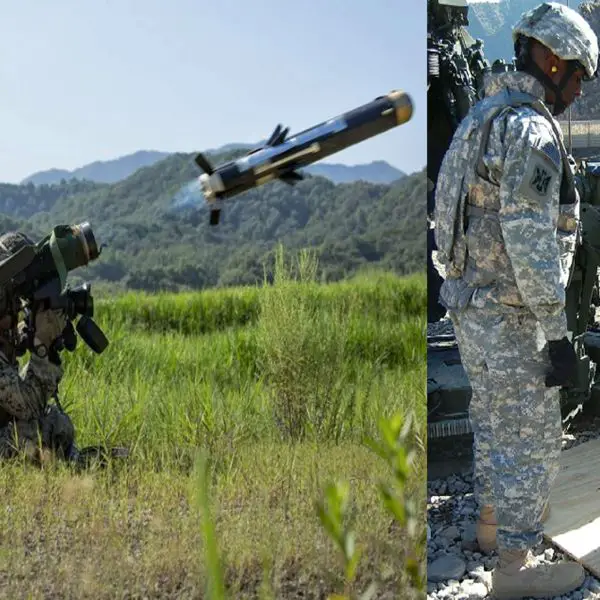 Excalibur delivers GPS-guided 155 mm precision fire out to 40–50 kilometers with meter-level accuracy, while Javelin provides fire and forget, top-attack anti-tank capability for frontline infantry with a tandem warhead effective against modern armor (Picture source: U.S. DoW).