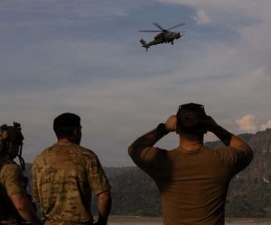 The Philippine Air Force’s Turkish-made T-129 ATAK attack helicopter participated alongside U.S., Japanese, and Philippine forces in KAMANDAG 10, demonstrating enhanced Allied close air support interoperability and archipelagic defense capabilities across the Indo-Pacific (Picture Source: U.S. Air Force)