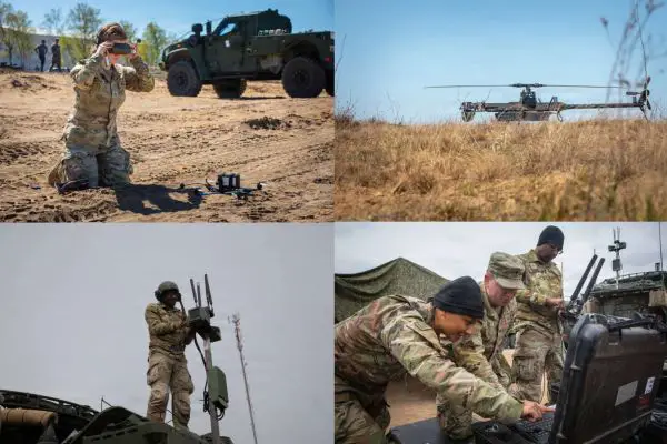 U.S. and U.K. troops are using Project FlyTrap 5.0 in Lithuania to test and integrate counter-drone systems, unmanned vehicles, and AI-enabled command tools directly into frontline NATO operations (Picture Source: U.S. Army)