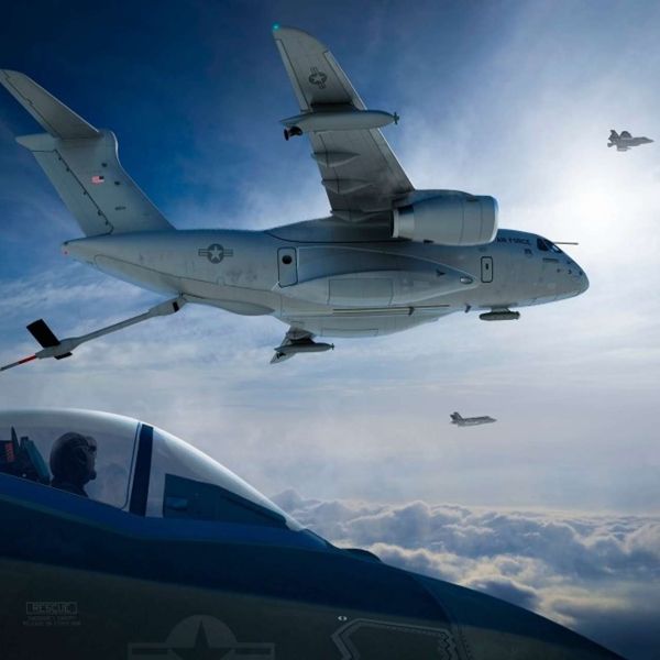 The KC-390 Millennium is a fast twin-jet transport and tanker carrying up to 26 tons, able to operate from austere runways and rapidly switch between cargo, airdrop, paratroop, and medevac roles, with hose-and-drogue in-flight refueling (Picture source: Embraer).