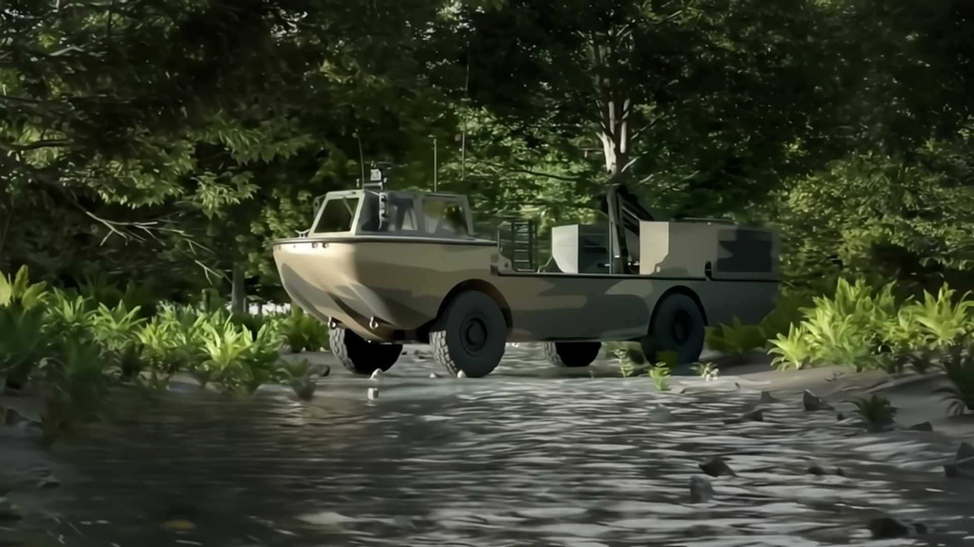 Within the Land 8710 Littoral Manoeuvre program, the AV-Ls will provide the over-the-shore resupply element that links ships, beaches, and inland routes into a single sustainment chain. (Picture source: Birdon)