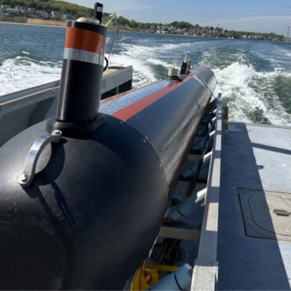 The MEDUSA prototype operating off the Massachusetts coast during recent trials.
