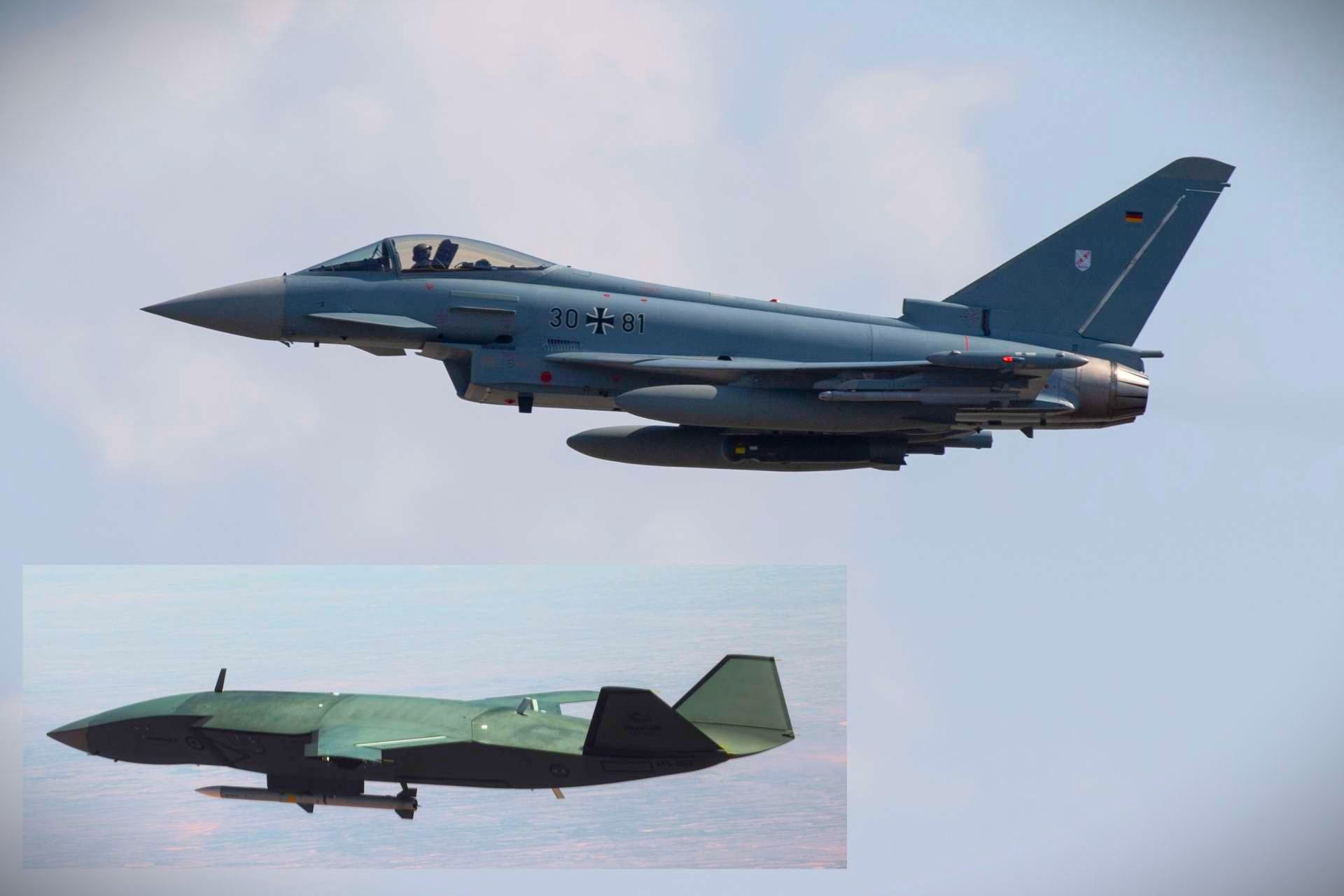 Germany is evaluating the MQ-28 Ghost Bat as an autonomous teammate to enhance the reach, survivability, and combat effectiveness of its Eurofighter Typhoon fleet (Picture Source: Australian Air Force / U.S. Air Force)