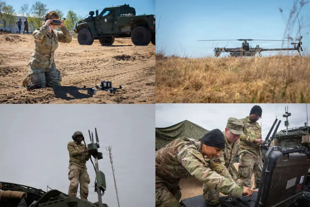 U.S. and U.K. troops are using Project FlyTrap 5.0 in Lithuania to test and integrate counter-drone systems, unmanned vehicles, and AI-enabled command tools directly into frontline NATO operations (Picture Source: U.S. Army)