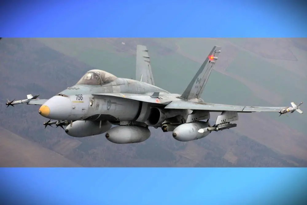 Canada has upgraded its CF-18 fighter fleet with the AIM-120D-3 missile, extending long-range air combat capability as it bridges toward F-35 adoption (Picture Source: Canadian Air Force)