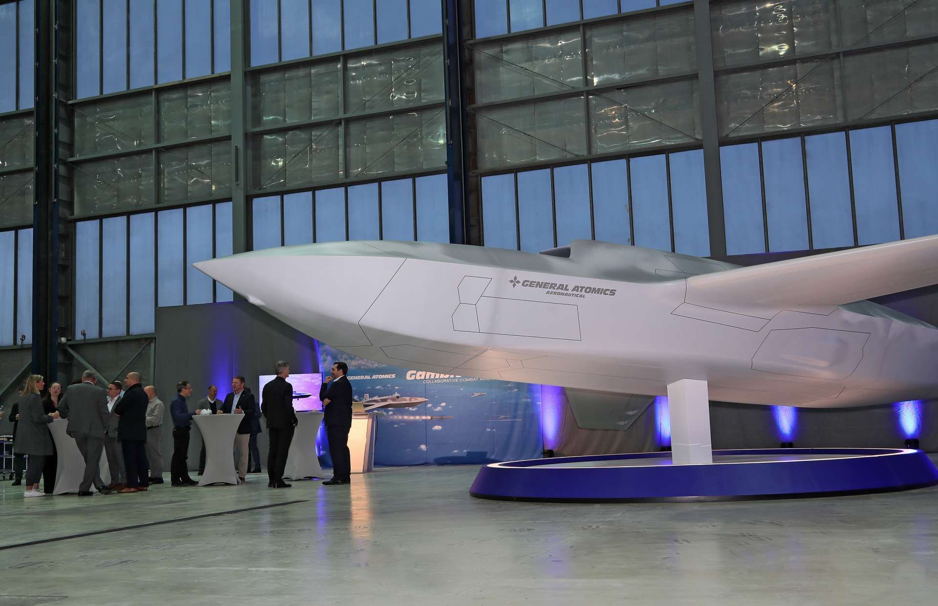 General Atomics Gambit is a modular, stealthy unmanned combat aircraft with internal weapons and advanced autonomy, built to fly with manned fighters for air-to-air, strike, and electronic warfare missions in contested airspace (Picture source: General Atomics).