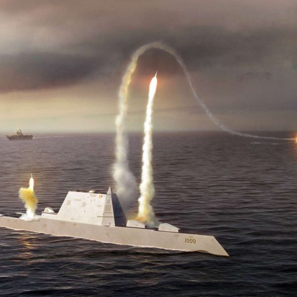 The U.S. Navy is transforming its three Zumwalt-class guided-missile destroyers into the fleet’s first hypersonic strike warships while using them as a technological bridge toward a future BBGN battleship force (Picture Source: U.S. Navy)