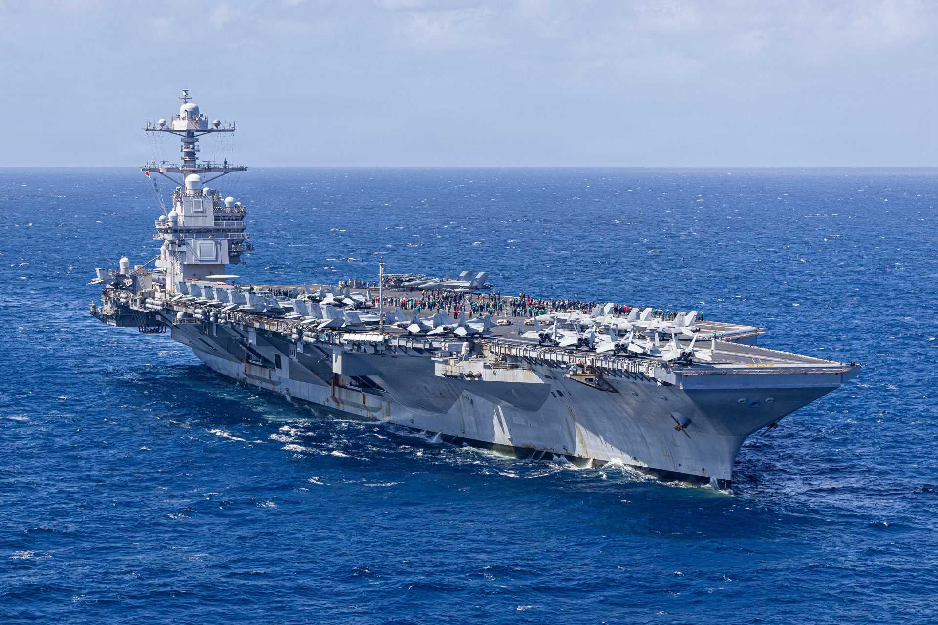 USS Gerald R. Ford, the U.S. Navy’s most powerful aircraft carrier, remains a key asset in sustained combat operations in Iran despite recent onboard disruptions.