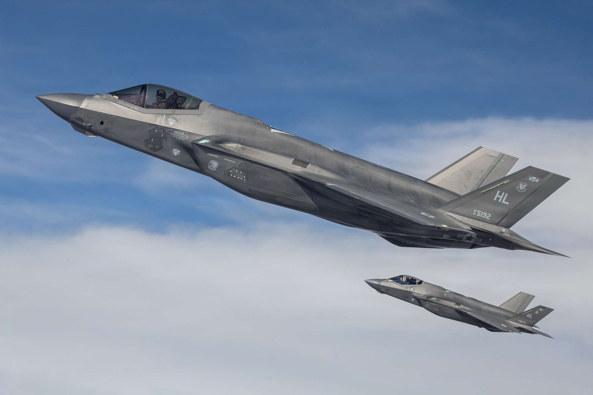 Two 34th Fighter Squadron F-35As from the 388th Fighter Wing flew alongside a Royal Netherlands KC-30M tanker during aerial refueling in Exercise Lightning Forge on March 4, 2026, training to strengthen U.S.-Dutch air combat integration (Picture Source: U.S. Air Force)