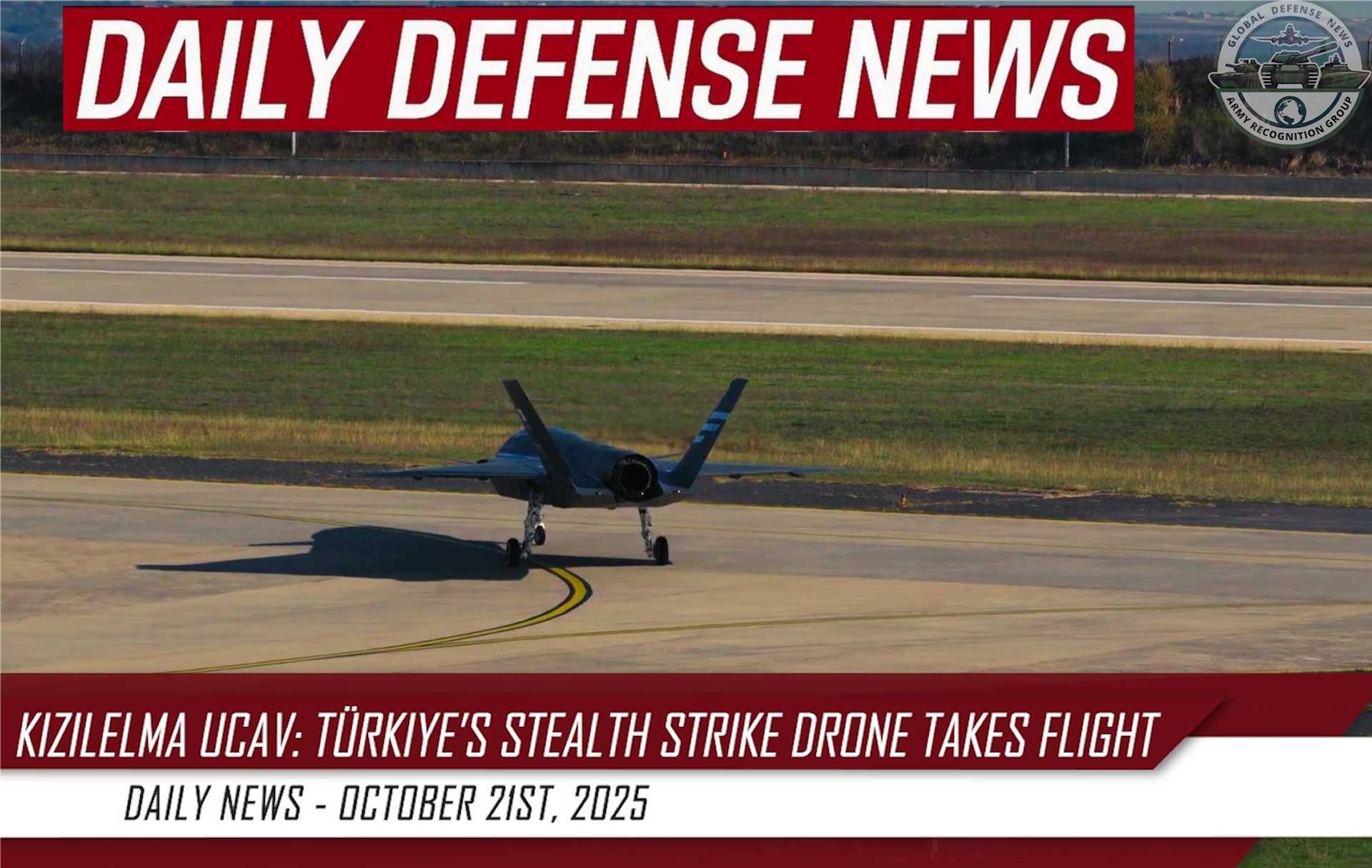 Baykar’s Kızılelma is seen in flight, equipped with the MURAD AESA radar and the TOYGUN electro-optical targeting system (Picture source: Baykar and Aselsan)