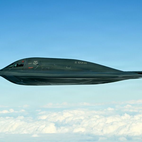 The Northrop Grumman B-2 Spirit is a low-observable strategic bomber designed to penetrate heavily defended airspace.(Picture source: US DoD)