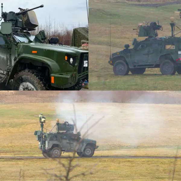 The U.S. Army tested EOS’ Sling Blade counter-drone system during a live-fire Summit Strike exercise at Fort Drum, integrating radar, a 30 mm cannon and APKWS rockets into a combined-arms battle scenario to counter low-altitude drone threats (Picture Source: EOS / U.S. Army)