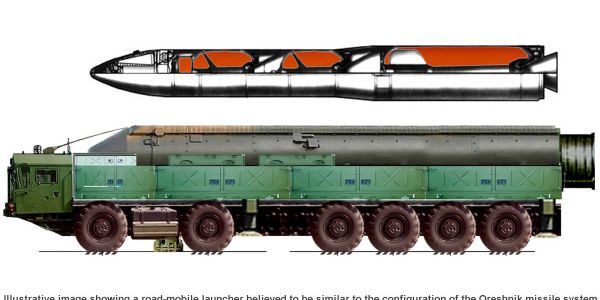 Oreshnik IRBM Russian intermediate-range ballistic missile