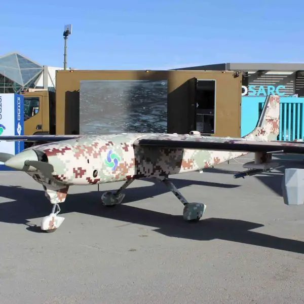 Intra’s Shalfa is a lightweight precision munition for tactical UAVs, using INS/GNSS guidance with terminal laser homing to strike armored and point targets from standoff range in powered or glide variants (Picture source: Army Recognition Group).