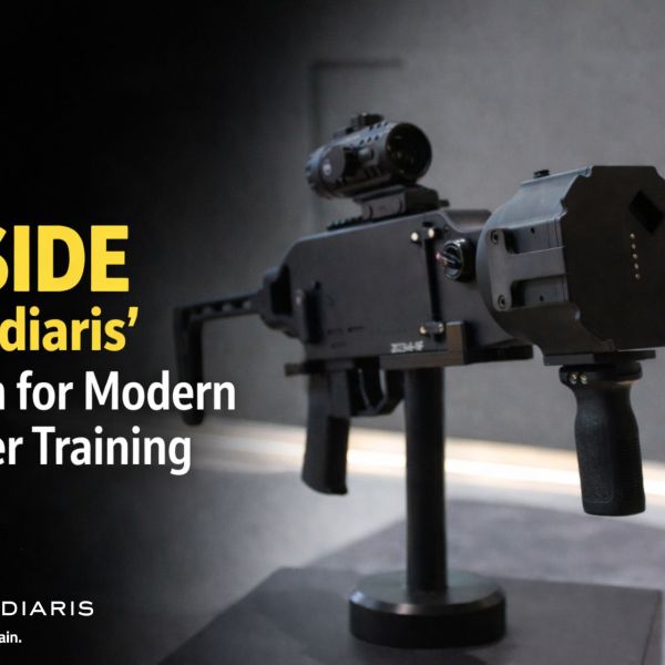  Guardiaris presented the BANS system, a shoulder-fired portable device designed to digitally simulate a missile launch pattern to trigger an aircraft’s warning systems (Picture source: Army Recognition)