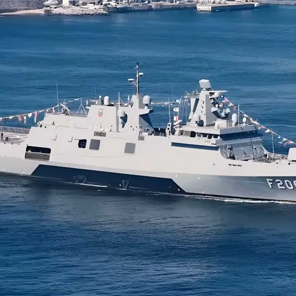Brazilian Navy Tamandaré-class frigate at sea, demonstrating modern multi-mission capability and enhanced maritime security operations in the South Atlantic.