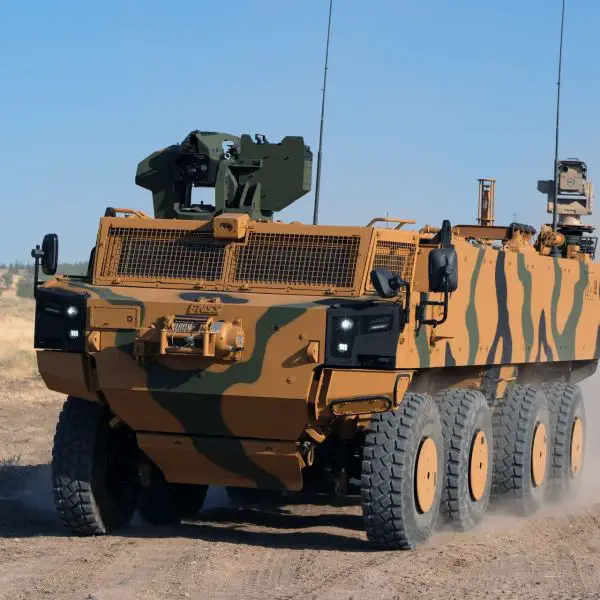 Türkiye has inducted FNSS-built PARS İZCİ 8x8 vehicles into the Turkish Land Forces, marking the first deployment of dedicated armored CBRN reconnaissance platforms to strengthen detection and response to high-risk threats (Picture Source: FNSS)