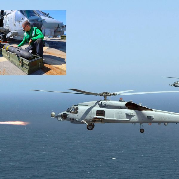 A newly released U.S. Navy photo shows an MH-60R Sea Hawk on the destroyer USS Roosevelt in the Gulf of Aden being armed with an AGM-114 Hellfire missile, highlighting how forward-deployed American warships are keeping their helicopters ready to strike seaborne threats amid ongoing Houthi attacks on regional shipping (Picture Source: DVIDS)