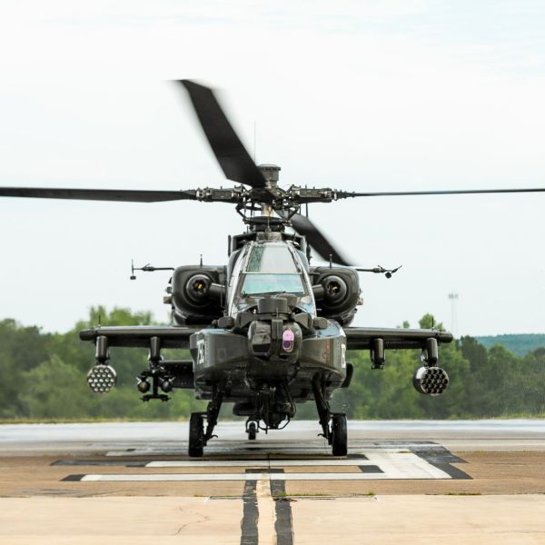 The AH-64 Apache is a twin-engine, four-blade attack helicopter designed from the outset for high-intensity combat operations (Picture source: US DoD)