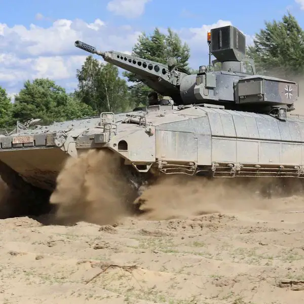 The Puma IFV, jointly developed by Rheinmetall and KNDS Deutschland (formerly Krauss-Maffei Wegmann), represents the cutting edge of NATO armored infantry doctrine