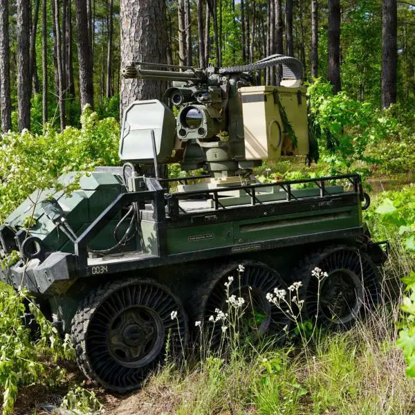 The U.S. Army’s deployment of an armed Hunter Wolf unmanned ground vehicle in a high-intensity Fort Polk exercise highlights a decisive shift toward integrating robotic systems into frontline logistics and tactical security operations (Picture Source: U.S. Army)