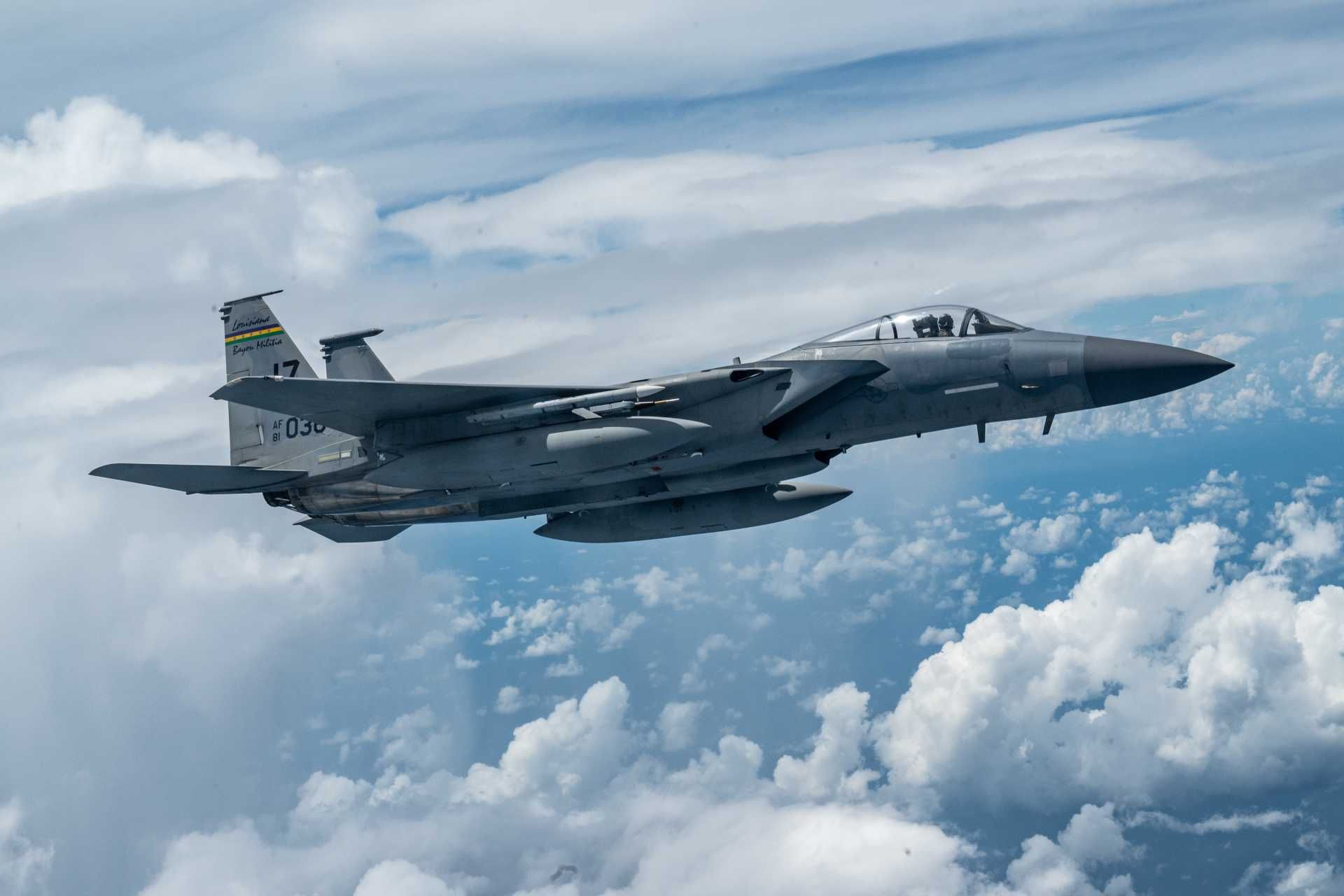If concluded, the F-15 Eagle sale would most logically draw from the Advanced Eagle variants already in production, with reinforced wings and structure, full digital fly-by-wire, and a cockpit built around large-area displays to reduce pilot workload. (Picture source: US Air Force)