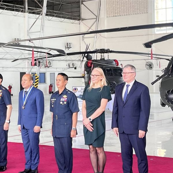 Official handover ceremony of five S-70i Black Hawk helicopters to the Philippine Air Force on January 23, 2026, attended by representatives of the Polish Embassy in Manila and defense officials, marking the latest milestone in the Philippines' ongoing helicopter acquisition program.