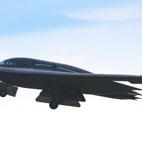 The U.S. Air Force B-2 Spirit is a long-range, stealth strategic bomber designed to penetrate advanced air defenses and deliver both conventional and nuclear payloads. With its radar-evading flying wing design and global strike capability, it remains one of the most advanced and survivable aircraft in the world.