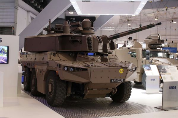 KNDS presented the Jaguar armored reconnaissance and combat vehicle in Brussels on March 12, 2026, highlighting its role in strengthening Europe’s networked reconnaissance and anti-tank capabilities as NATO-aligned land forces modernize their medium armored units (Picture Source: Army Recognition)