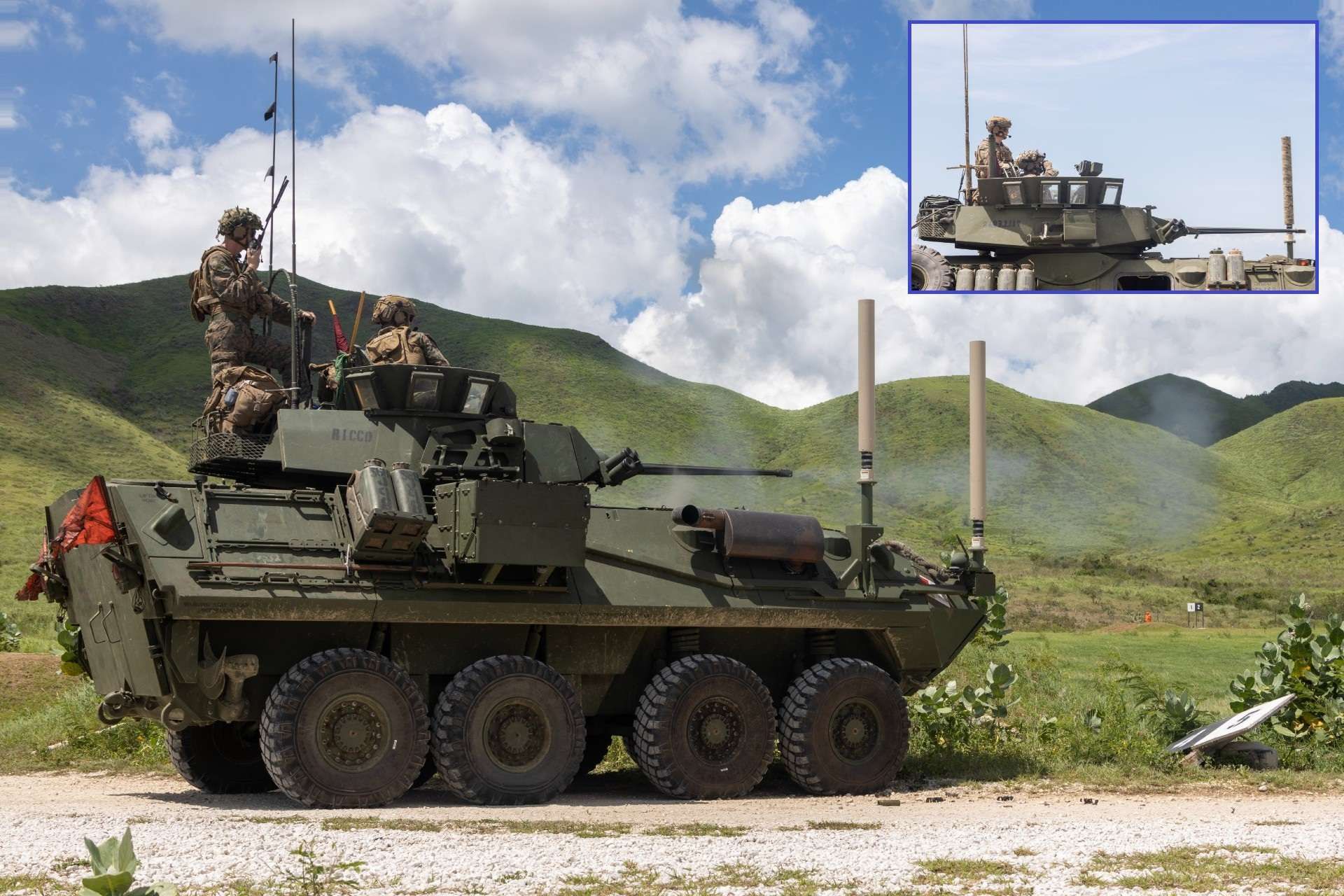 U.S. Marines from the 22nd MEU conducted LAV-25 gunnery training in Puerto Rico, underscoring regional readiness amid ongoing tensions near Venezuela (Picture Source: USMC)
